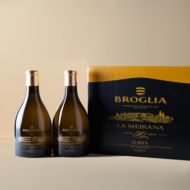 Broglia, Gavi di Gavi La Meirana 2022 750ML (OCC of 6 bottles)