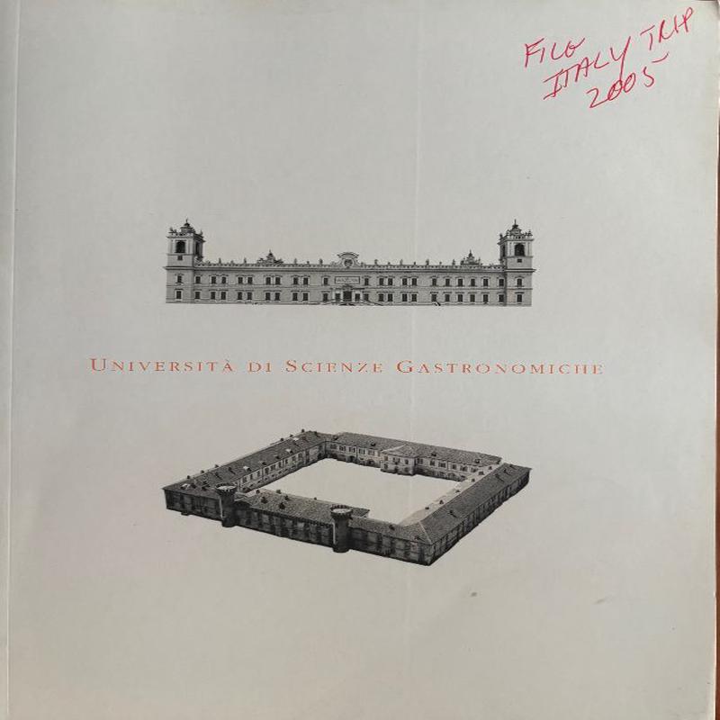 (*NEW ARRIVAL*) (Italian - Science) Universita di Scienze Gastronomiche. Prospectus