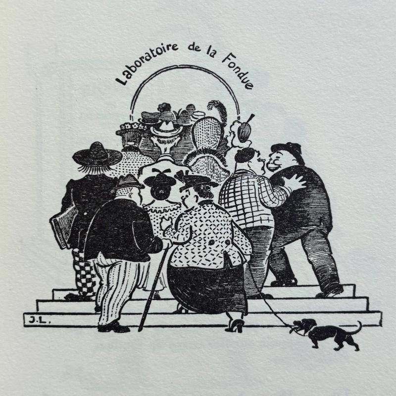 (*NEW ARRIVAL*) (Fondue) Maurice Lugeon. La Recette de la Fondue Vaudoise. *Signed*