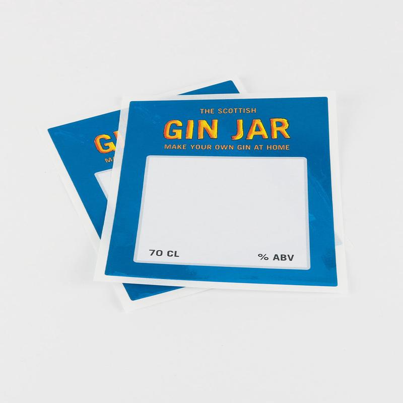 Gin Jar - Bottle labels