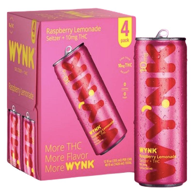 Wynk Raspberry Lemonade Seltzer + THC 10mg