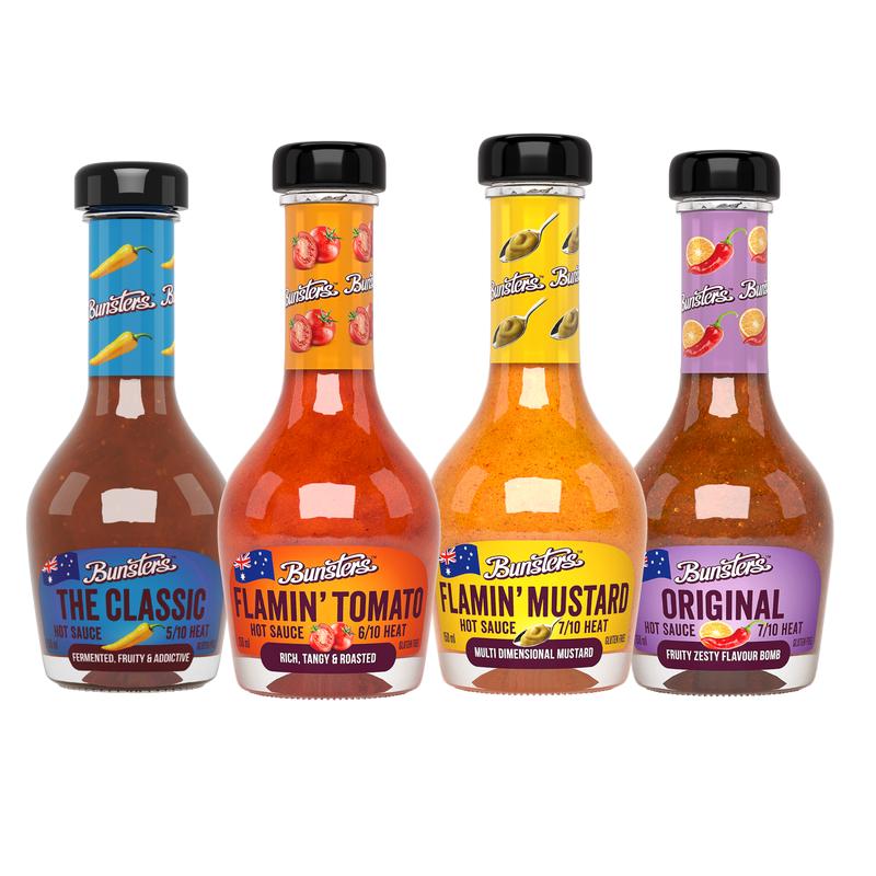 Flavours Range: Four Completely Different Delicious Sauces