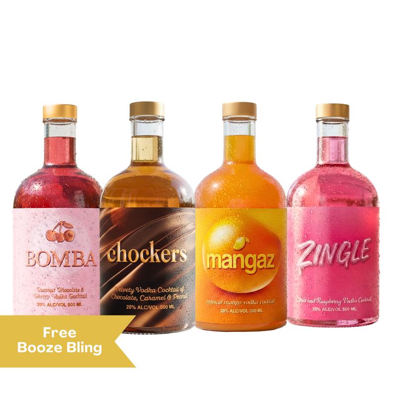 Party Pack of Flavoured Vodkas