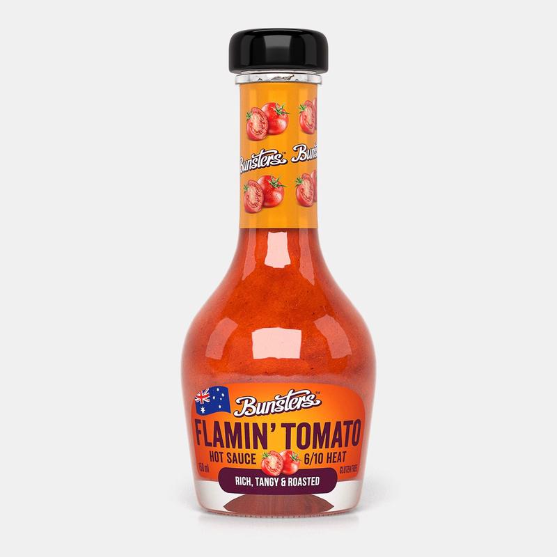 Flamin\'  Tomato Hot Sauce - It\'s Tomato Sauce For Big Kids