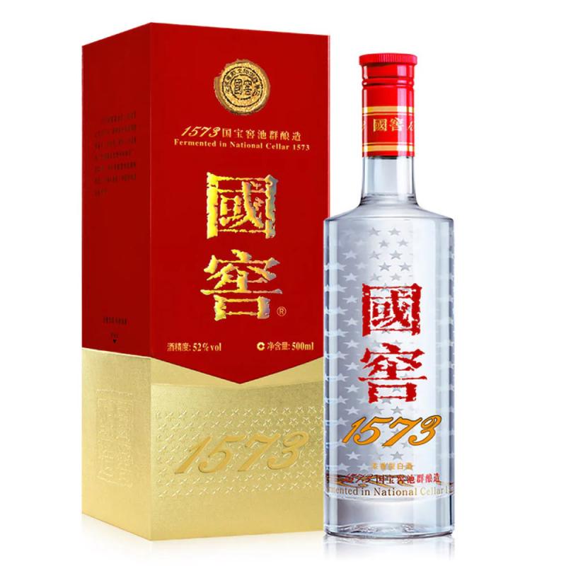 Luzhou Laojiao National Cellar Guojiao 1573 Classic Chinese Baijiu Alcohol 52% 500ml